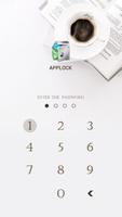 AppLock Theme Coffee Time اسکرین شاٹ 1