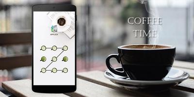 Kaffee Zeit Thema für Applock Screenshot 3