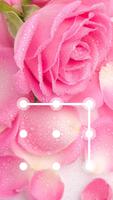 AppLock Theme Pink Rose Plakat