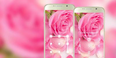 AppLock Theme Pink Rose Screenshot 3