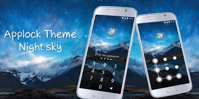 AppLock Theme Night Sky Screenshot 3