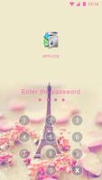 Thème Tour Eiffel pour Applock Affiche
