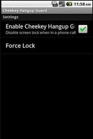 برنامه‌نما Cheekey Hang Up Guard FREE! عکس از صفحه