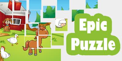 Kids Farm Epic Puzzle Affiche