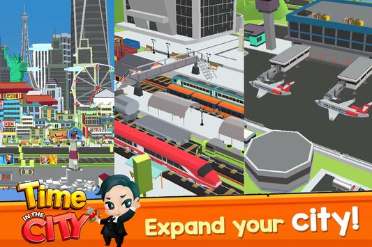 City Growing-Time in the City ( Idle game ) banner
