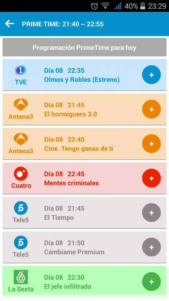 Programación TV - TDT España APK pour Android Télécharger