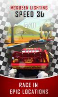 Lightning Speed McQueen Racing 3D capture d'écran 1