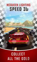 Lightning Speed McQueen Racing 3D capture d'écran 2