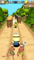 Subway Banana miniun Rush 3D Ekran Görüntüsü 2