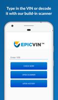Epicvin VIN decoder & history โปสเตอร์