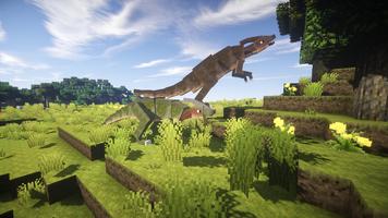 Dinosaurs of the Jurassic period Mod for MCPE capture d'écran 2