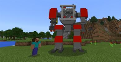 Iron Robots Mod  for MCPE capture d'écran 2