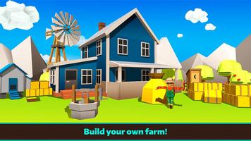 Cube Farm Building Worker Simulator Affiche