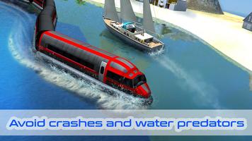 Water Train Driving Simulator capture d'écran 2