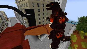 Mod Godzilla Pro 2018 for MCPE 海報