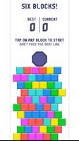 Six Blocks: Colorful Six Game Cartaz
