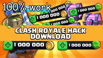 Free Gems and Gold for Clash Royale Simulator Affiche