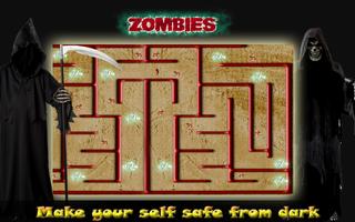 zombie labirin pelari escape screenshot 2
