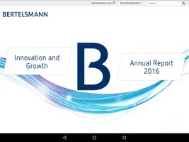 Bertelsmann Annual Report 2016 poster