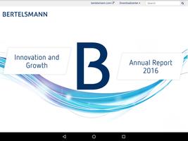 Bertelsmann Annual Report 2016 plakat