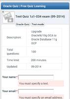 Quiz: Knowledge For Oracle screenshot 2
