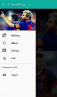 Messi Wallpaper captura de pantalla 2