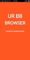UR BB Browser - Private URL Opener Browser الملصق