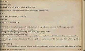 برنامه‌نما PHILIPPINE MERCANTILE LAWS عکس از صفحه