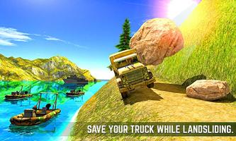 Offroad Army Truck Drive 3D syot layar 1