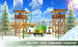Exército Transportador Caminhão Cartaz