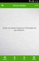 Poster Durum Sözleri