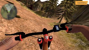 پوستر MTB Hill Bike Rider