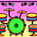 Cartoon Drums