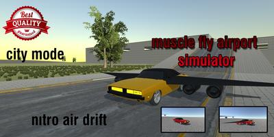 1 Schermata Flying Muscle City Driving 3D