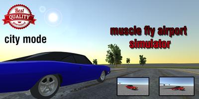 Flying Muscle City Driving 3D screenshot 2