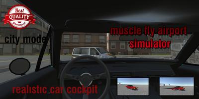 Flying Muscle City Driving 3D capture d'écran 3