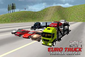 TRANSPORTER TRUCKS EURO CARS poster