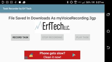 Task Recorder by Erf Tech اسکرین شاٹ 1