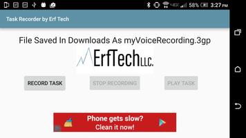 Task Recorder by Erf Tech 스크린샷 1