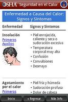 OSHA Heat Safety Tool-Spanish 海报