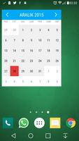 Material Month Calendar Widget poster