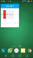 Material Month Calendar Widget screenshot 1