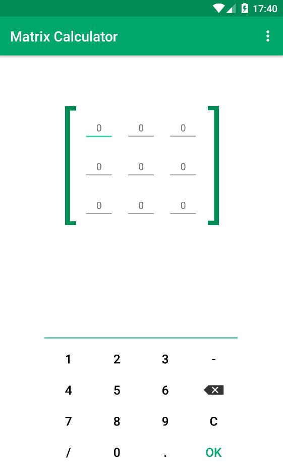 Descarga de APK de Calculadora de Matrices para Android