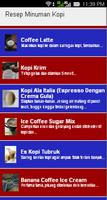 برنامه‌نما Resep Minuman Kopi عکس از صفحه