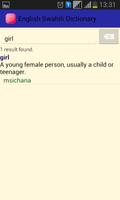 English to Swahili Dictionary imagem de tela 2