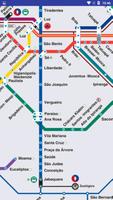 Mapa do metrô de São Paulo Brasil Ekran Görüntüsü 2