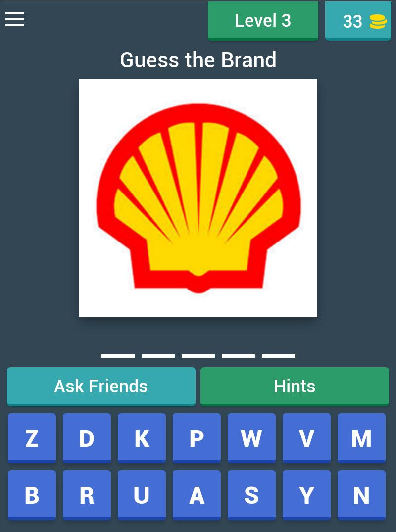 Neuropati vant Saml op Guess Brand Logo Quiz for Android - APK Download