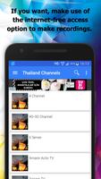 TV Thailand Channels Info 스크린샷 1