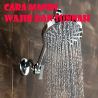 پوستر Cara Mandi Wajib Dan Sunnah