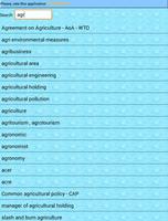 Agriculture Dictionary Affiche